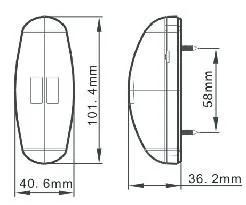 LED Rear Truck Traffic Tail Trailer Marker Lights E Mark 12V 24V Trailer Turn Position Side Light LED Combination Tail Lights