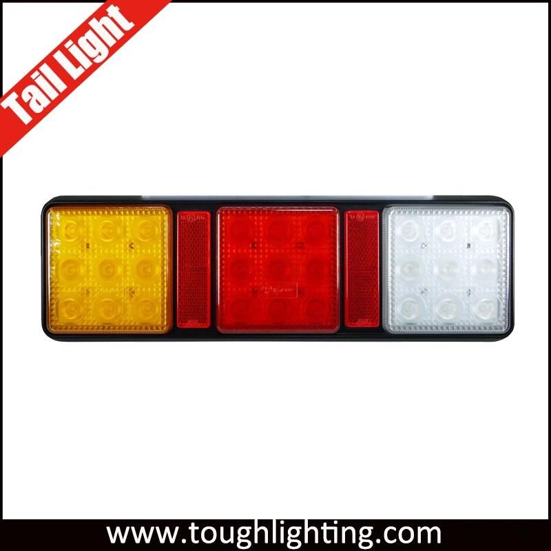 E-MARK Approved 12.75" LED Rear Lamp Tail Brake Light Indicator for RV Trailer Truck Camper