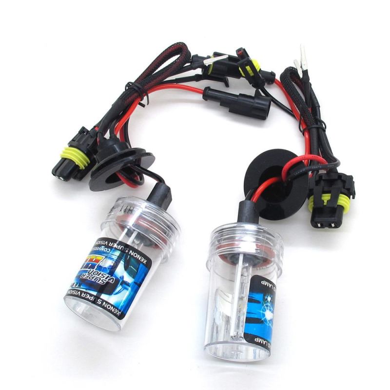 H4 35W Xenon HID Headlight Halogen Bulb Replace Light High and Low Beam White 6000K Motorcycle Car Light Accessories