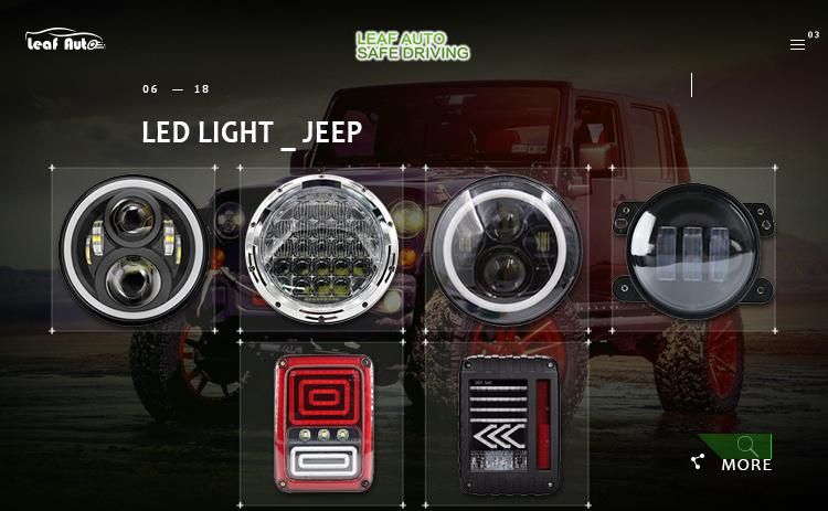 Laser Middle 7 Inch LED Headlight with Laser Core High Low Beam Laser Headlamp 7" for Jeep Wrangler Harley Offroad Drving Lights