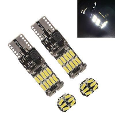 T10 W5w High Quality LED Car Parking Light Car Interior Light 4014 26SMD Canbus