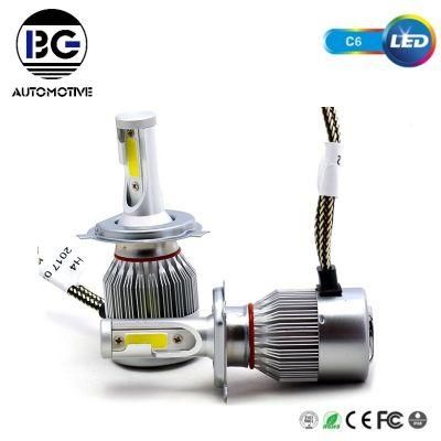 Factory Supply 9005 9006 12V C6 LED Headlight Car Wholesale LED Headlight Bulb