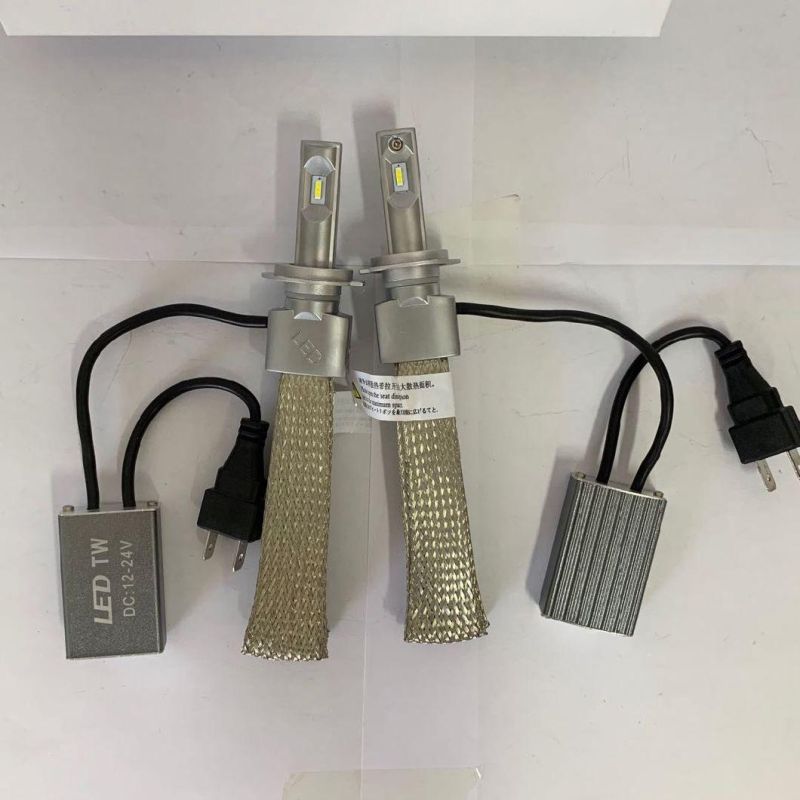 Auto Parts Copper Belt LED Headlight Bulb H7 2PCS H4 LED H7 H11 H1 H3 Hb4 H8 Hb3 H27 9005 9006 Auto Car Headlight 72W 8000lm High Low Beam Light Automobiles Lam