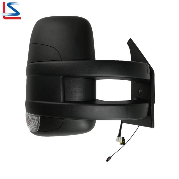 E-MARK Long Arm Side Mirror for Iveco Daily Van with Antenna 9 Line 5801367571 5801367569 Rearview Mirror