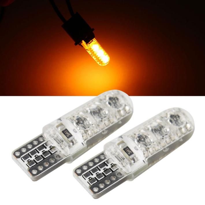 RGB T10 W5w LED Car Clearance Lights SMD RGB T10 LED 194 168 Bulb Remote Width Interior Lighting Source T10 Car Styling