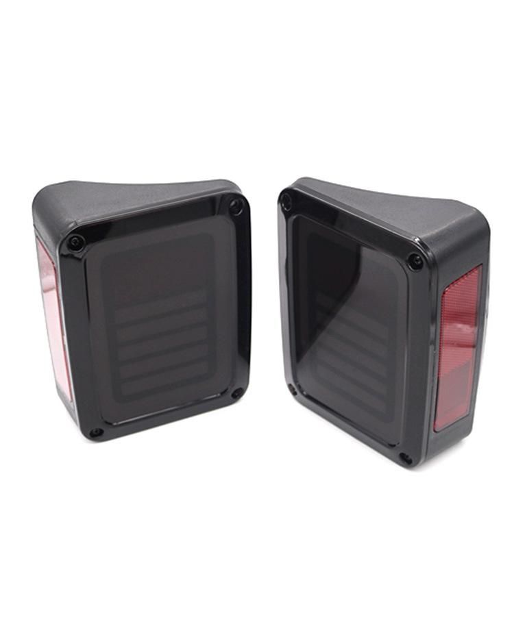 Smoked Jeep Wrangler LED Tail Lights for Jeep Jk Tj Lj Cj 12V Reverse Turn Signal Taillights