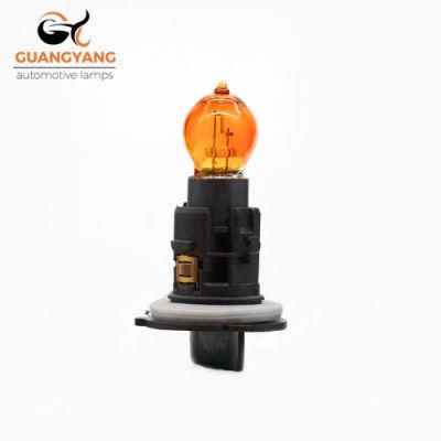 pH24W Amber Headlight Lamps 12V 24W Car Halogen Lighting System Bulbs