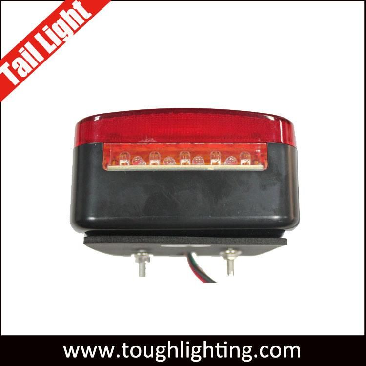 High Quality 4 Inch Square LED Tail Light, Stop/Turn/Tail LED Trailer Light