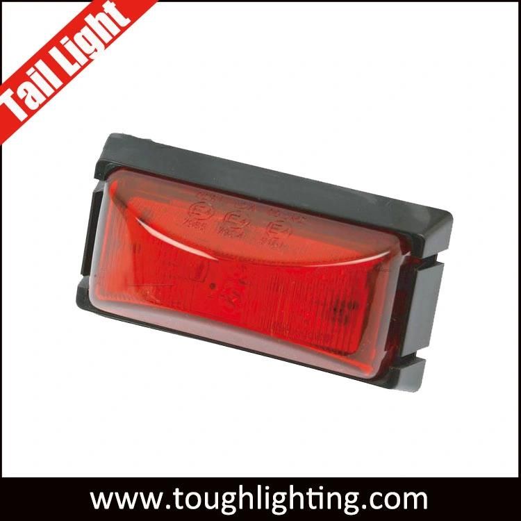 E-MARK 12V LED Truck Trailer Lights Surface Mount 6 LEDs LED Side Clearance Light