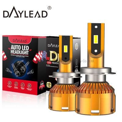 Hot Sale Golden Headlight H7 H4 H11 H8 9006 Car LED Headlight Bulbs