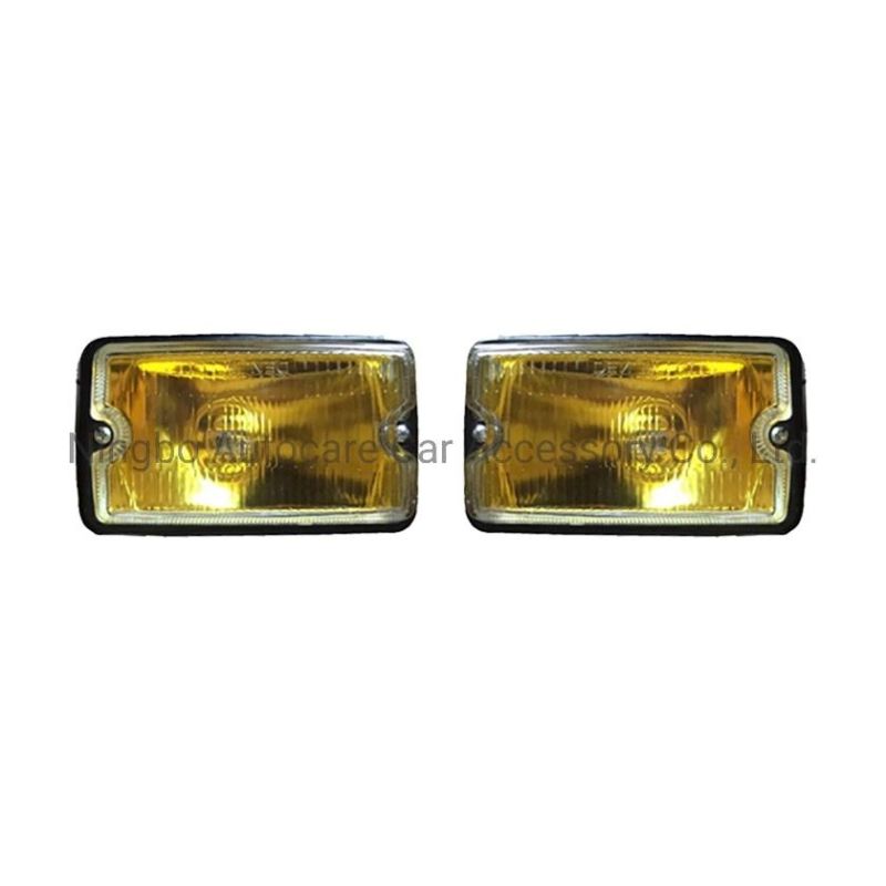 12V 55W 4-Inch Square Head Light Amber Denji Jeep Fog Lamp