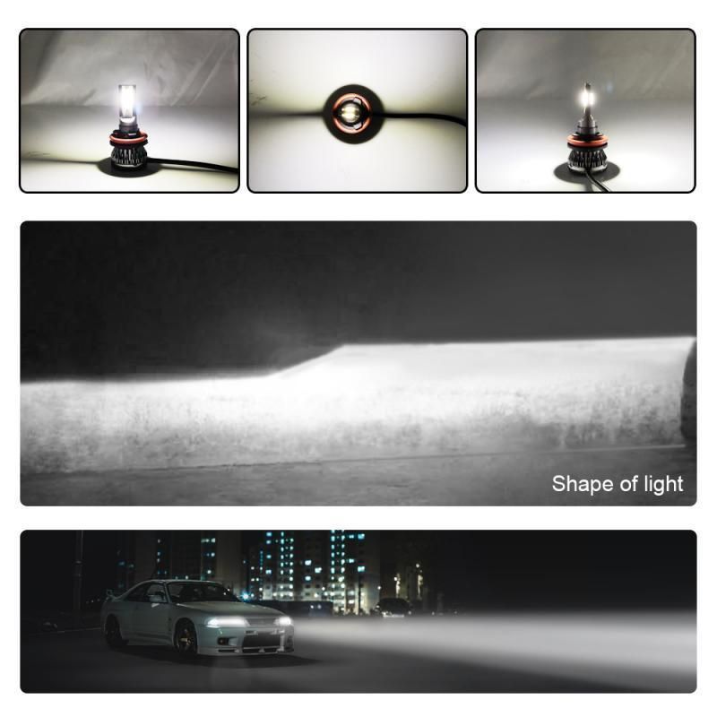 2PCS Car Headlight Mini Lamp H7 LED Bulbs H1 LED H8 H11 Headlamps Kit 9005 Hb3 9006 Hb4 6000K Fog Light 12V LED Lamp 36W 8000lm