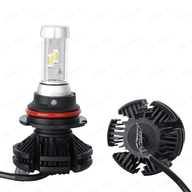 Lmusonu X3 Car H13 LED Headlight LED Car Light 25W 6000lm for Auto