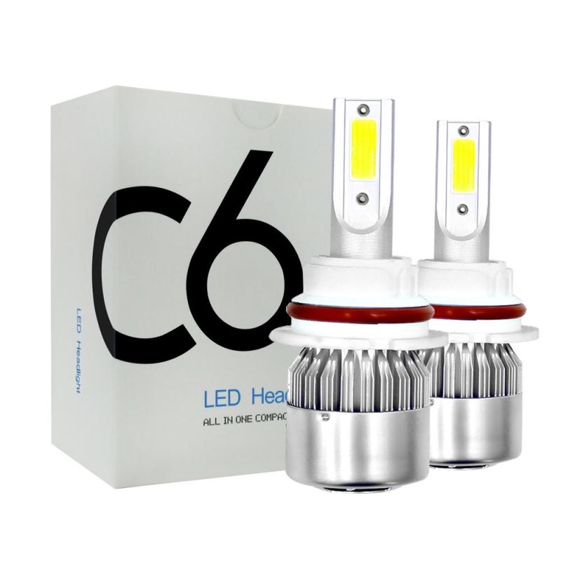 C6 LED Headlights, Headlights, Factory Direct Sales, Super-Concentrating and Super-Bright COB Light Source H11