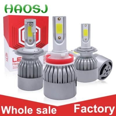 Wholesale LED Headlight Bulb Super Bright Auto Lights C6 Car LED Head Lamp