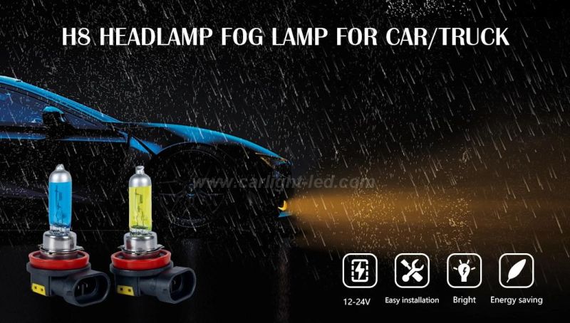 H8 Super White Light Long Life Halogen Automotive Headlamp Fog Bulb