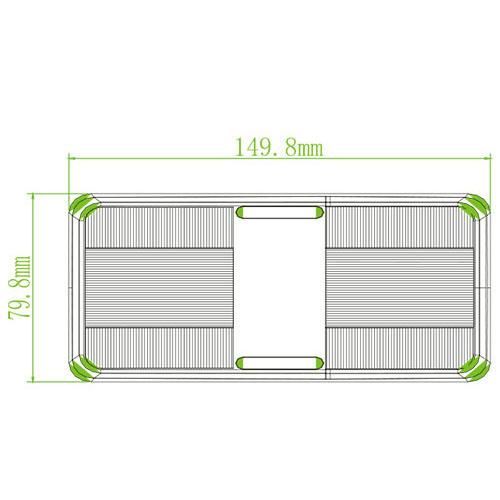 24 LED Rear Combination Lamp with Rectangle Reflex Reflector