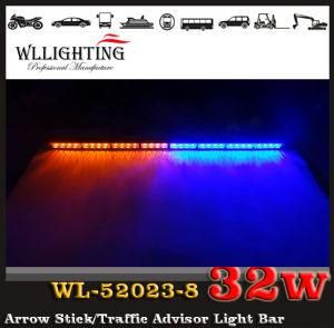 Traffic Directional Warning Light Red Blue