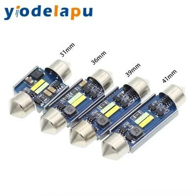 Dual Color Festoon Reading LED Bulb Car License Lamp