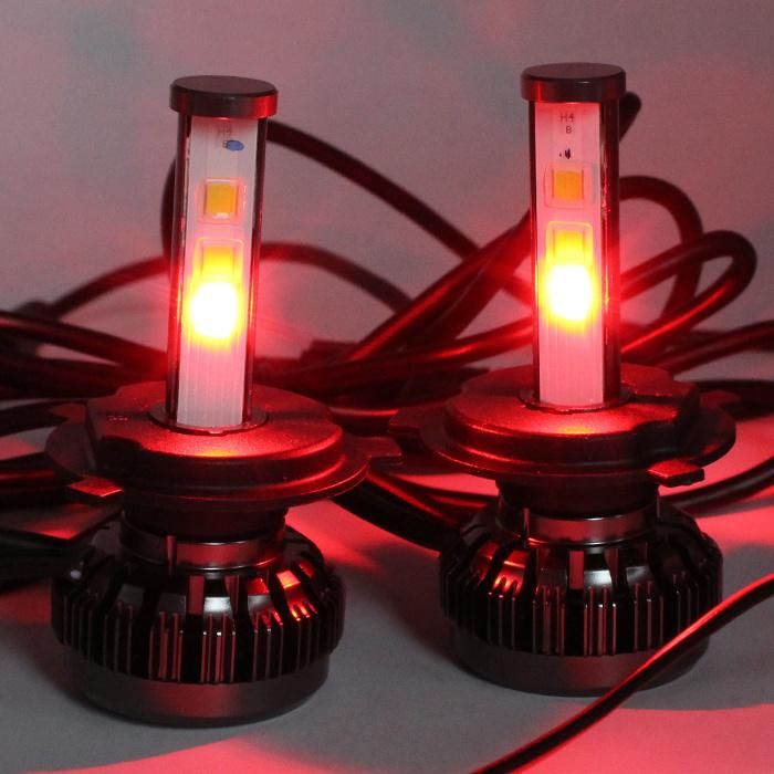 Bluetooth Control RGB Color Change LED 60W 4000lm H13 H7 H11 9005 9006 Hb2 Hb3 H1 H3 Headlight Bulbs for 12V Cars