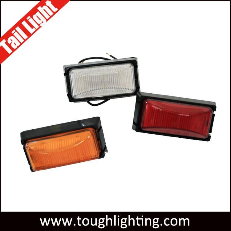 12V 24V White Amber Red LED Truck Side Marker Lights