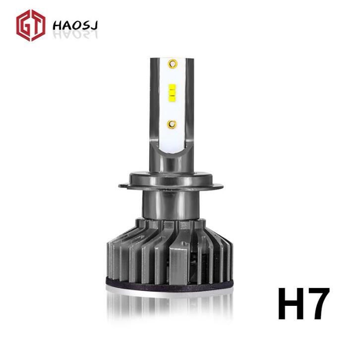 F2 Series 2 PCS LED H7 H4 Headlight Bulbs H1 H3 H8/9/11 9005/Hb3 9006/Hb4 9012 5202 880/881 H13 9007 9004 6500K Car Light 12V Auto Lamps