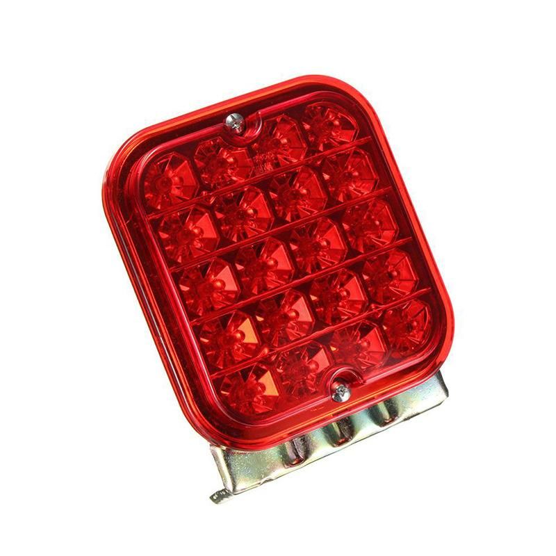 20LED 4.5 Inch Red Square Fog Light