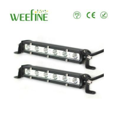 Flood Beam Pattern Aluminum Housing Auto LED Light Bar with Stainless Steel Bracket