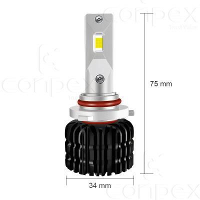 Conpex Auto Car LED Headlight High Low Beam M6PRO No Fan