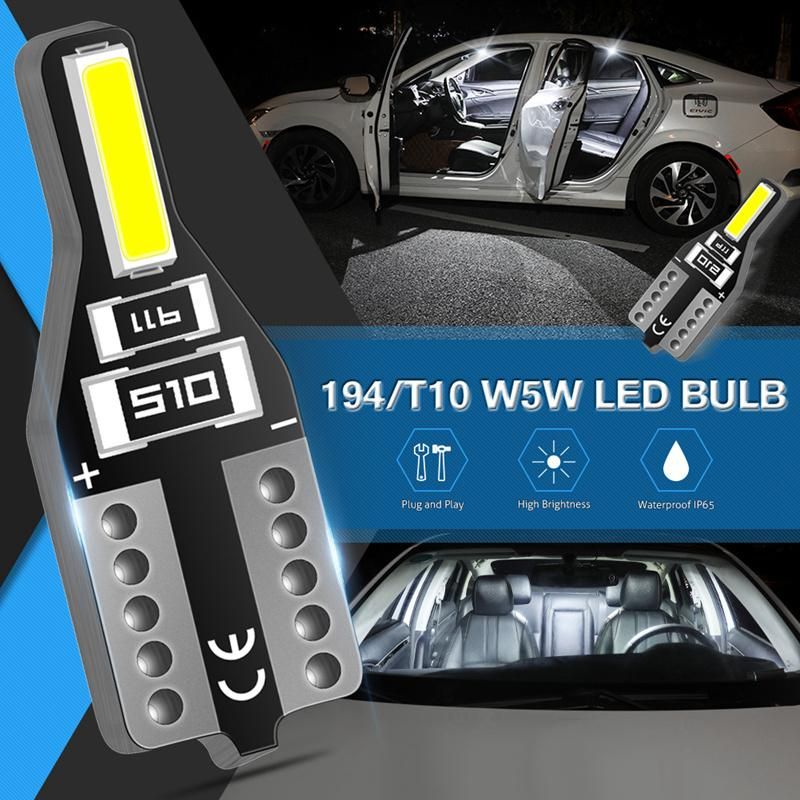 Car LED Trunk Light T10 W5w License Plate Light Car Interior Light