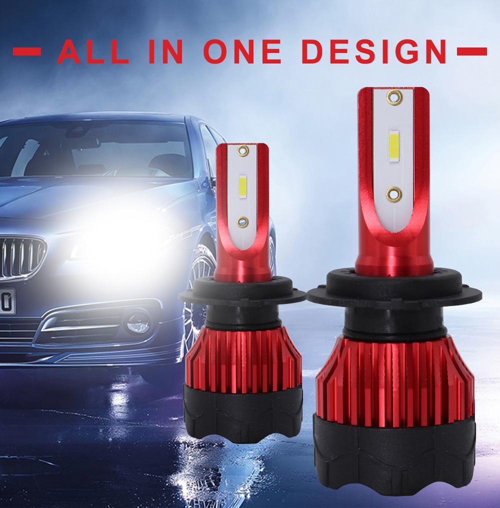 Strong Bright K5 Headlight H8 LED Car Headlight 9005 9006 H4 H13 LED Car H1 55W 6000lm 6000K Auto Lights