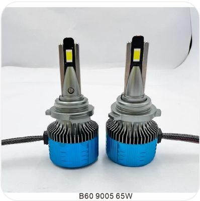 New Model B60 9005 9006 13000lm 60W Super Bright Car LED Headlight