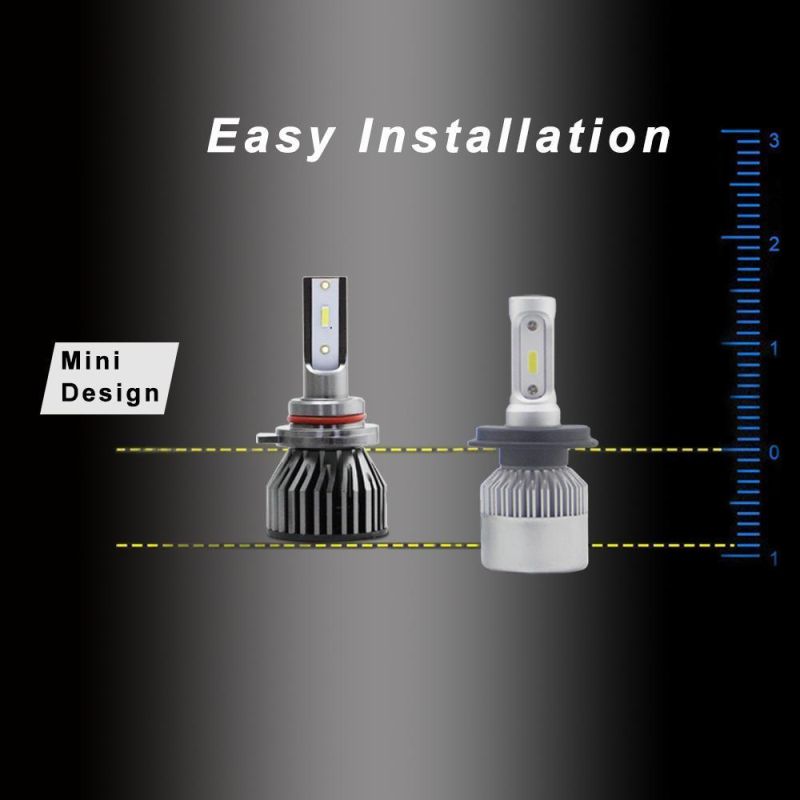 Popular Product 1860 Chips 4800lm F2 LED Headlight