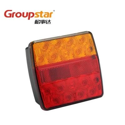 Car LED Adr E4 Rear Marine Submersible Indicator Stop Tail No Plate Reflector LED Trailer Lights 12V