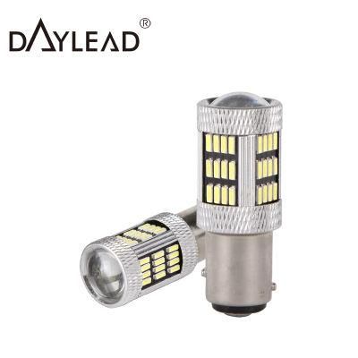 Car LED Bulb T20 7443 3157 Tail Light 12V 401454SMD Yellow Amber 1157 1156 LED Turn Signal Brake Reverse Light