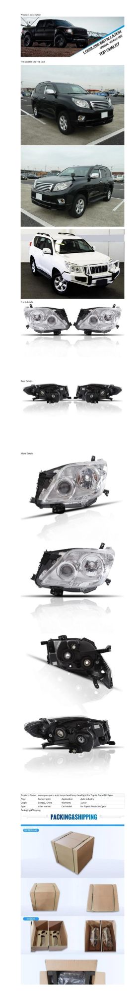 Auto Parts Head Lamp Car Headlamp Headlight for Toyota Prado 2010year