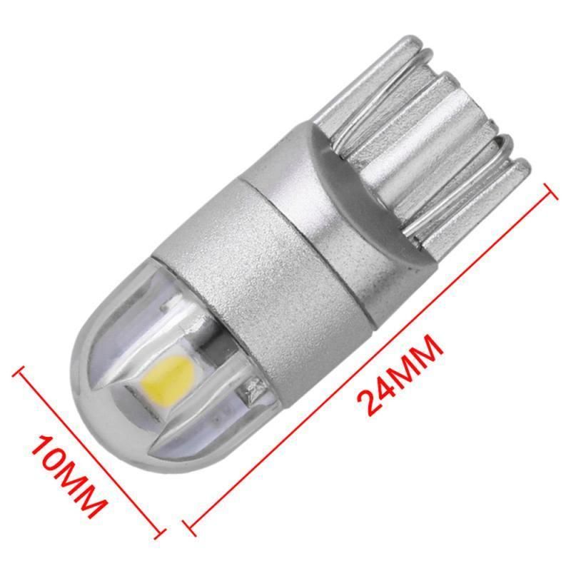 T10LED Car Light Bulbs White 168 501 W5w LED Lamp T10 Wedge 3030 2SMD Interior Lights 12V 6000K Parking Lamp Bulbs