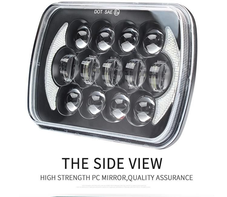 Wholesale Lowest Price 85W 5D 5X7 High Low Beam Headlight with DRL for Jeep