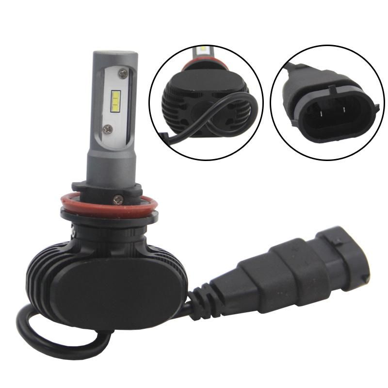 Popular Auto Lighting System Fanless 4000lm 6500K S1 LED Headlight