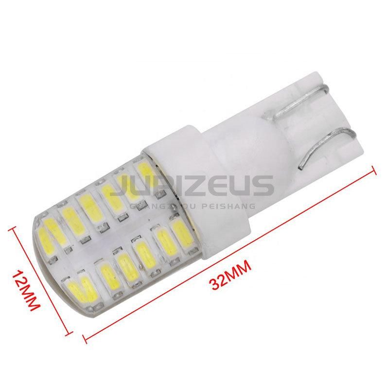 Car LED T10 3014 24SMD Silicon Light Bulb for Trunk Light with Multi Color