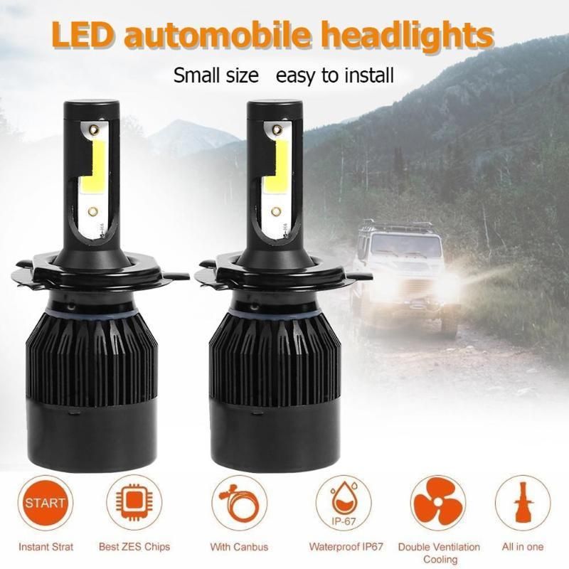 Auto Lamps Car LED Headlight Bulbs H4 LED Motorcycle Light