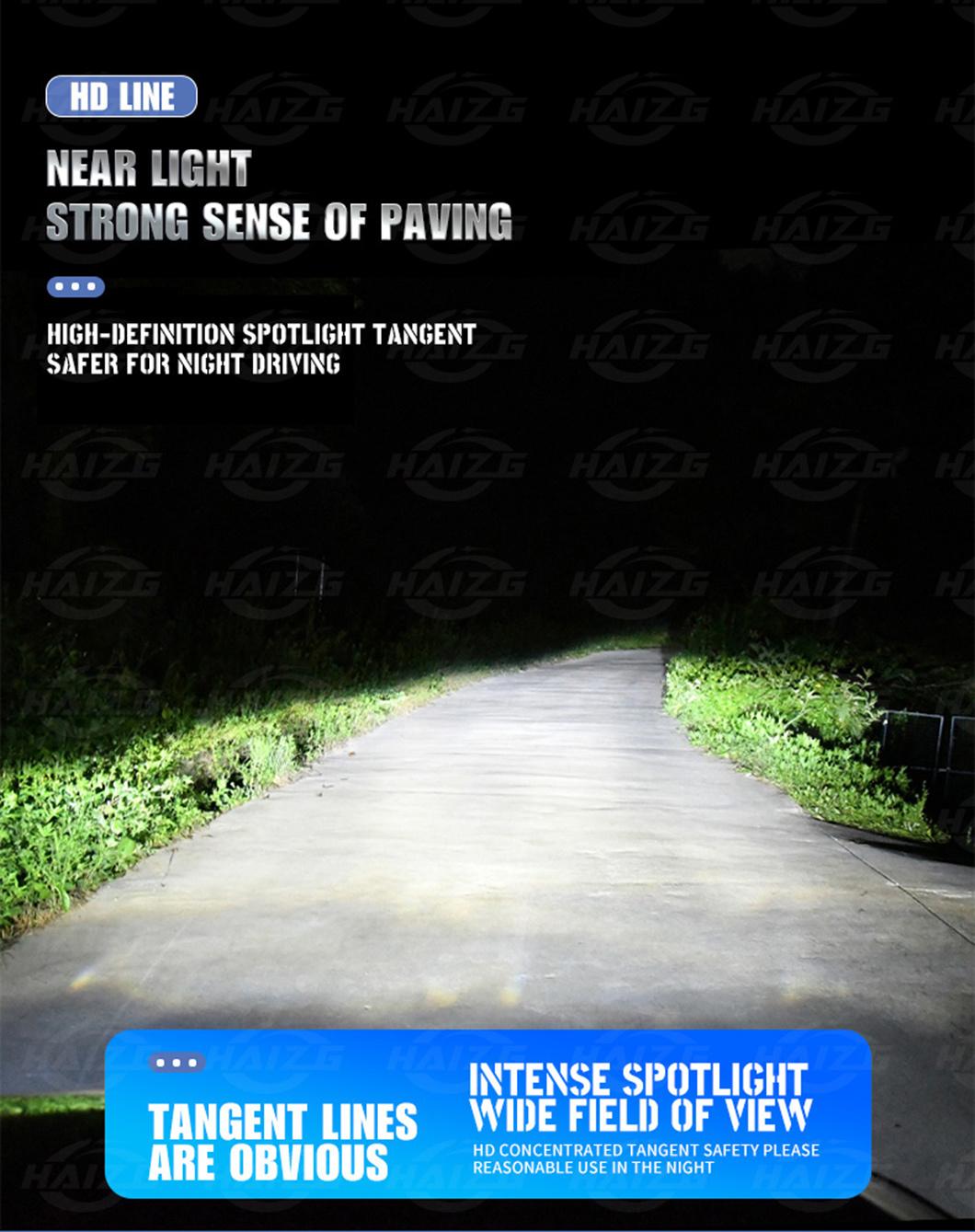 Haizg Newest Model S10 60W Auto Lighting System Car LED Headlight Bulbs 9005 9006 H1 H4 H7 H11