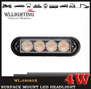 4 LED Surface Mount Light Head Warning Light