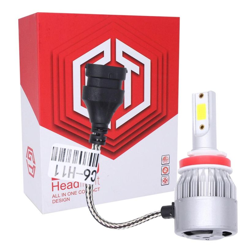 Wholesale Cheapest C6 Car LED Lighting 80W 12000lm Auto Lamps LED Light Bulb H4 H7 H11 9005 9006 LED Headlight