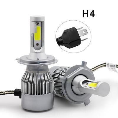 C6 H4 Hi/Lo Beam 12V 6500K LED Headlight Super Bright LED Car Light