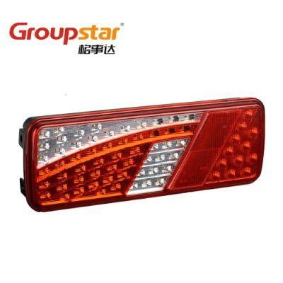 Manufacturer 12V 24V Indicator Stop Reverse LED Combination Tail Lights Trailer Truck Auto Parts Car Light