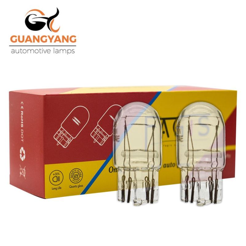 Halogen Bulb 7443 T20 12V 21/5W Clear Color Car Brake Light