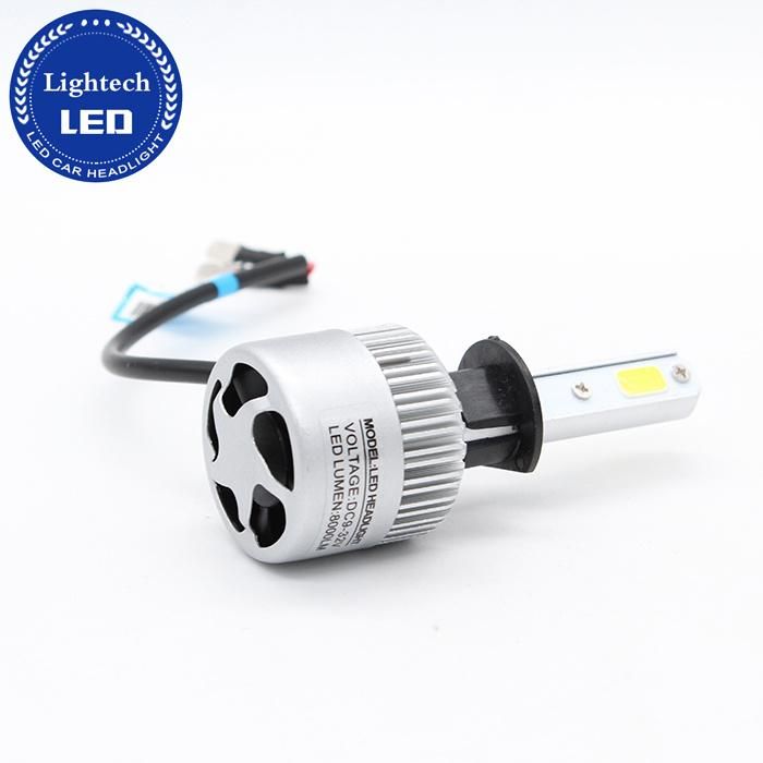 Cheap 8000lm 6000K 6500K 72W S2 H1 COB Auto Parts Car LED Light Headlight