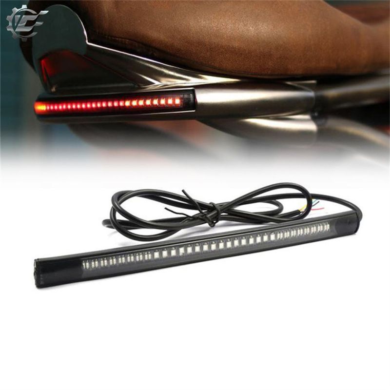 Motorcycle Taillight Strip Tail Brake Stop Light Flexibleturn Signal Light