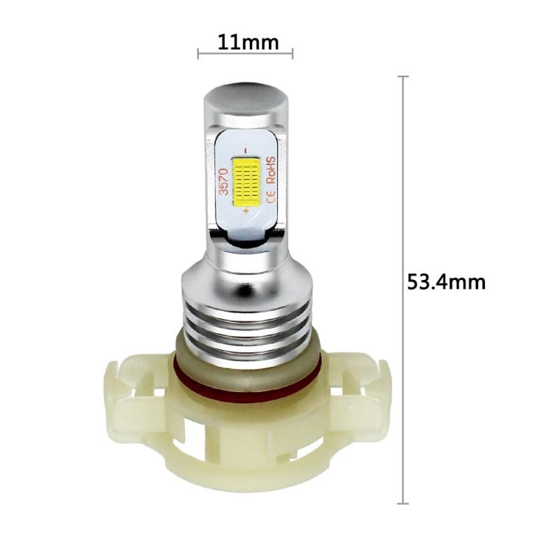 2018 Newest 12V-24V H16 1000lm LED Fog Light with Canbus